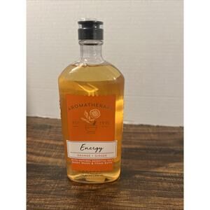 Bath & Body Works Aromatherapy Energy Orange + Ginger Body Wash Foam Bath 10 Oz